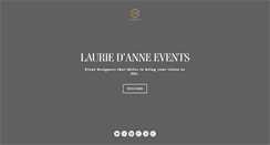 Desktop Screenshot of lauriedeanneevents.com